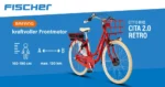 FISCHER E-Bike Pedelec City Cita Retro 2.0, Rahmenhöhe 48 cm, 28 Zoll, Akku 418 Wh, – Bild 4