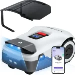 ANTHBOT Genie1000 RTK Mähroboter SET mit Garage – 2000m² drahtlos – 4G LTE, 4-Kamera Vision, 5000mAh, IPX6