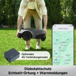 MOVA ViAX 500 Mähroboter ohne Begrenzungskabel, 360° LiDAR + KI Navigation, UltraEyes™ 2.0, automatische Kartierung, bis 500 m² – Bild 3