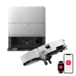 Roborock Saros 20 Sonic Staubsauger Roboter, 36.000 Pa Saugroboter mit Wischfunktion, Dual Anti-Tangle System, 7,98cm Ultra-Slim Design (Weiß)
