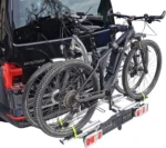 eBike Heckträger VDP-TB011 E-Bike Fahrradträger abschließbar für 2 Räder klappbar für Anhängerkupplung mit Quick-Lock – Bild 2