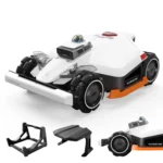 Mähroboter Mammotion LUBA 3 AWD 3000 mit Garage, Waschständer, bis 3000 m², Allradantrieb, 80% Steigung, Auto-Kartierung, 4G-Modul, APP