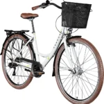 Zündapp Z700 Damenfahrrad 28 Zoll Fahrrad für Damen und Herren ab 150 cm weiß/grün 46 cm