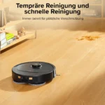 Roborock Qrevo Pro Staubsauger Roboter mit All-in-One-Dock,60°C Heißwasser-Moppwäsche,10mm Hebarem Wischmopp(Upgrade von S7 Max Ultra)Schwarz – Bild 3