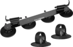 ROCKBROS Fahrradträger mit Saugnäpfe, Fahrrad Dachgepäckträger, für 2 Fahrräder, Schwarz