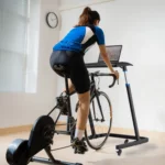 Relaxdays Multifunktionspult höhenverstellbar, Laptoptisch mit Rollen, Stehpult, Fahrradtisch, Höhe: 88-125 cm, schwarz – Bild 2